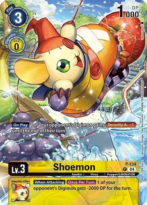 Shoemon (Digimon Liberator D-Storage Set) card art