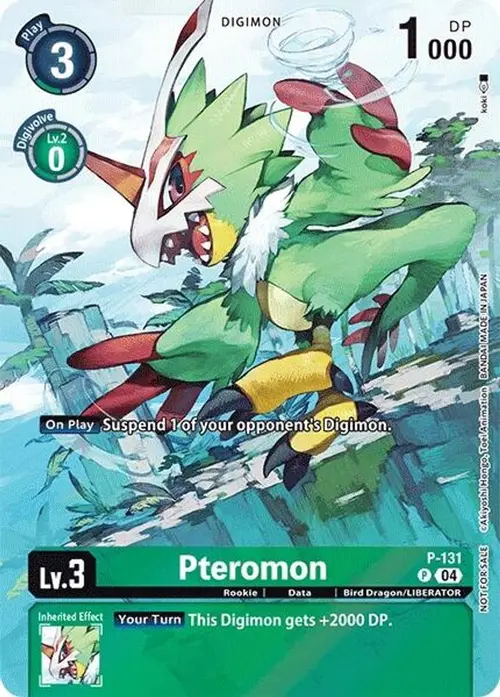 Pteromon (Digimon Liberator D-Storage Set) card art