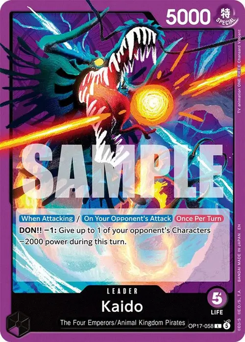 Kaido (058) card art
