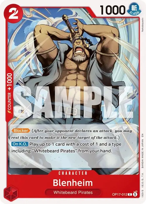 Blenheim card art