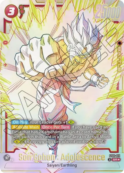 Son Gohan : Adolescence - ST01-011 (Alternate Art) card art
