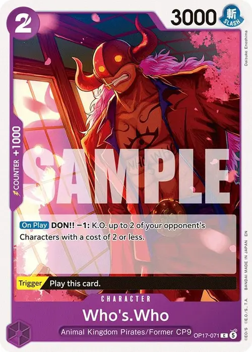 Who's.Who card art