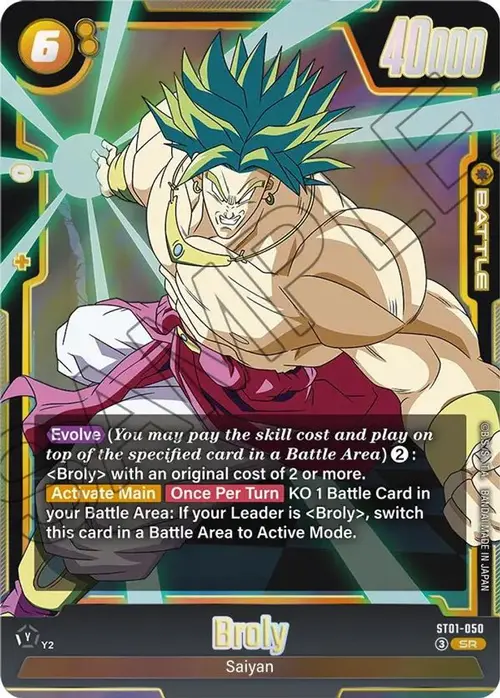 Broly - ST01-050 card art