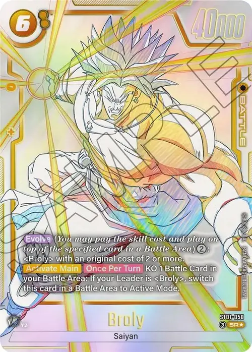 Broly - ST01-050 (Alternate Art) card art