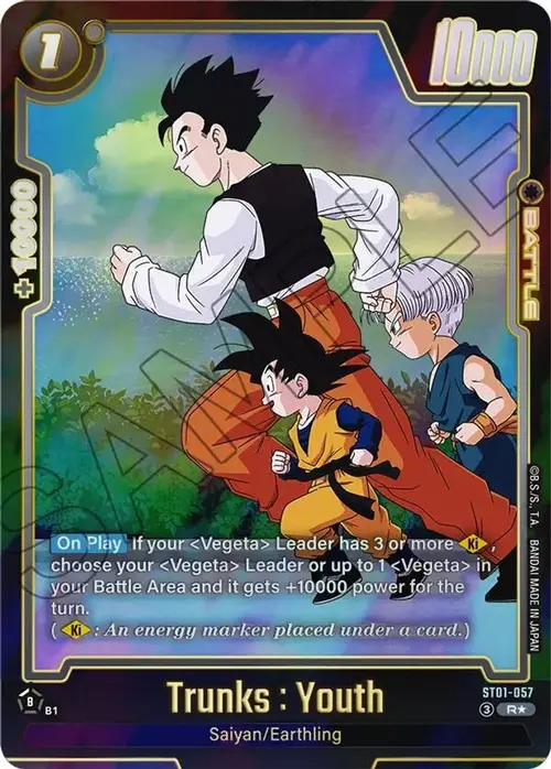 Trunks : Youth - ST01-057 (Alternate Art) card art