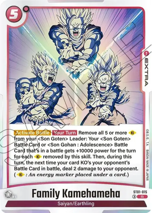 Family Kamehameha card art