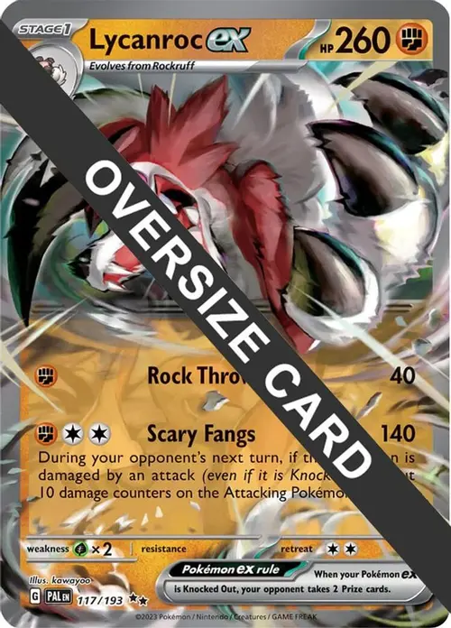 Lycanroc ex card art
