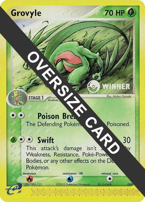 Grovyle - 004 (e-League) [Winner] card art