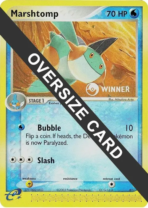Marshtomp - 011 (e-League) [Winner] card art