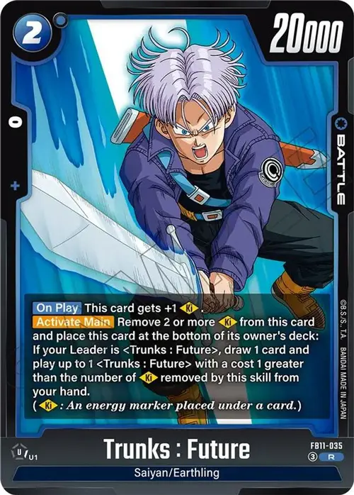 Trunks : Future - FB11-035 card art