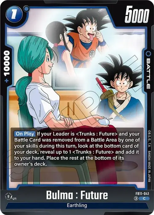 Bulma : Future - FB11-041 card art