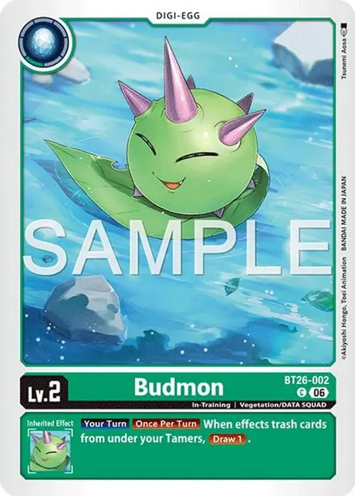 Budmon card art
