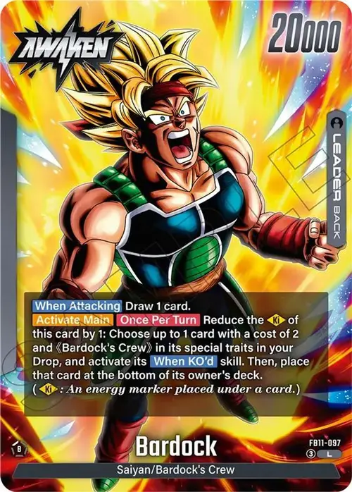 Bardock - FB11-097 card art