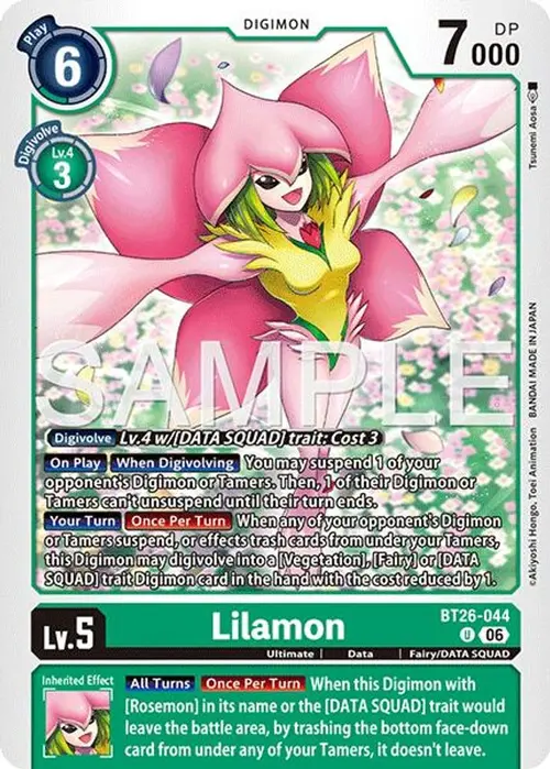 Lilamon card art