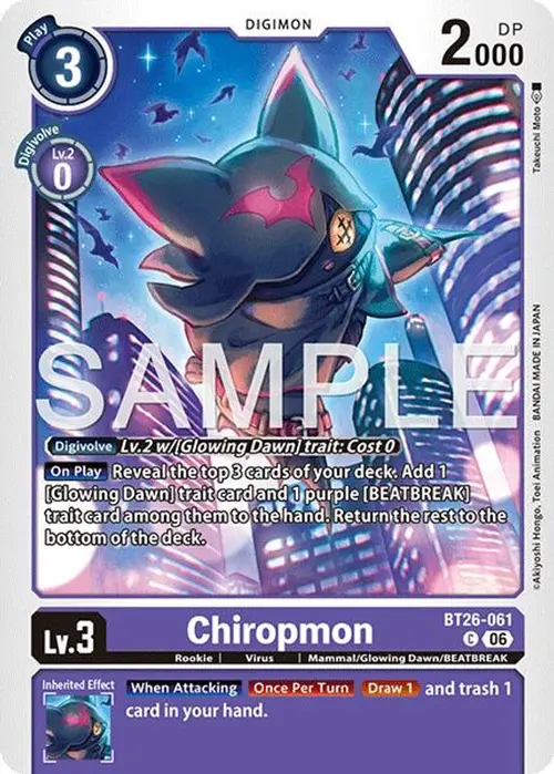 Chiropmon card art