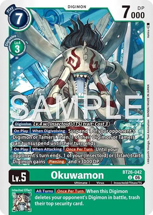 Okuwamon card art