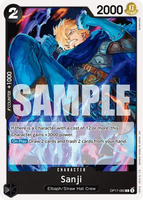 Sanji card art