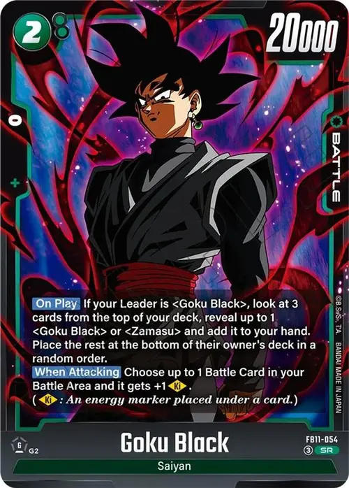 Goku Black - FB11-054 card art