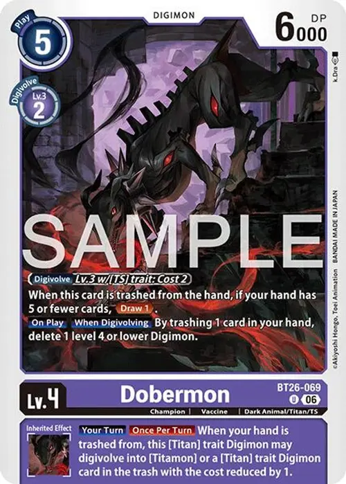 Dobermon card art