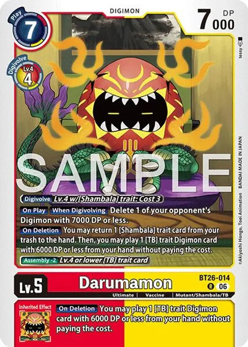 Darumamon card art