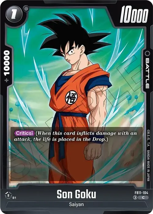 Son Goku - FB11-104 card art