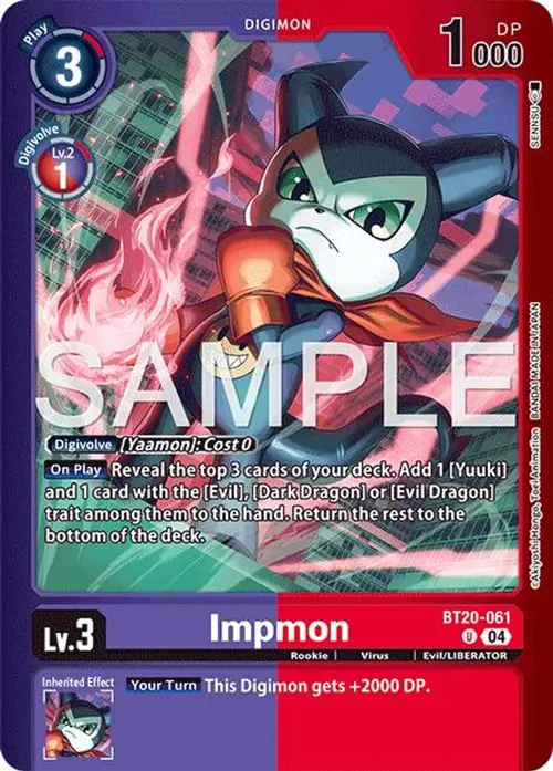 Impmon card art