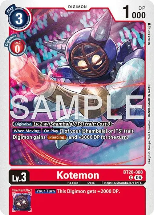 Kotemon card art