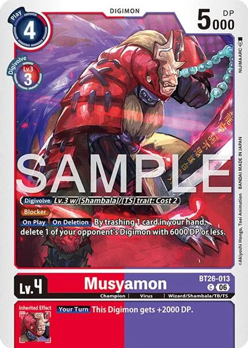 Musyamon card art