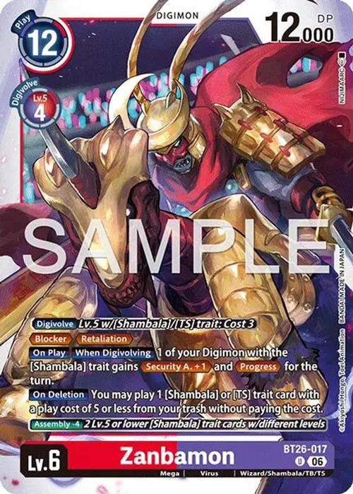 Zanbamon card art