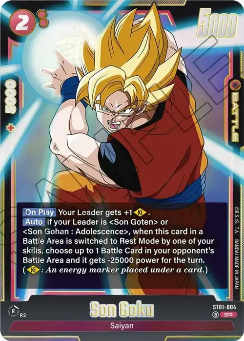 Son Goku - ST01-004 card art