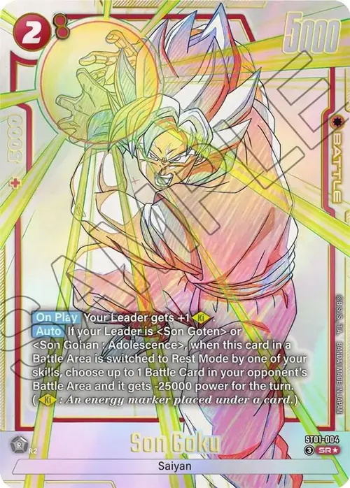 Son Goku - ST01-004 (Alternate Art) card art
