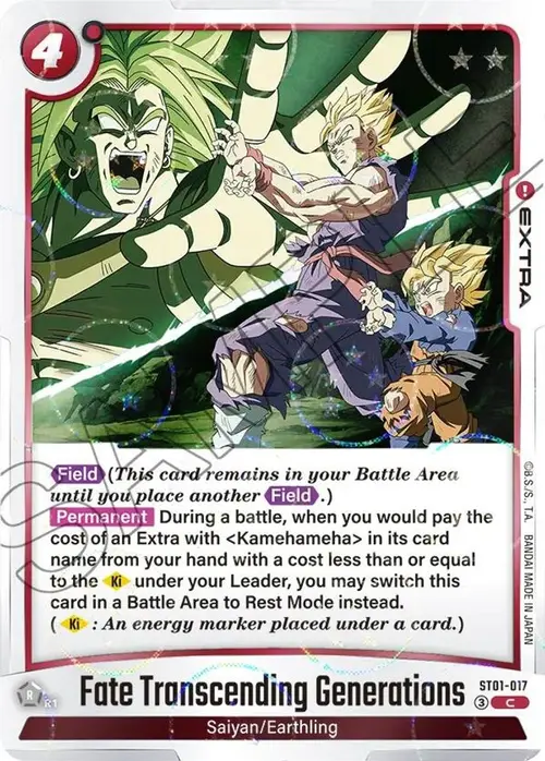 Fate Transcending Generations (Alternate Art) card art