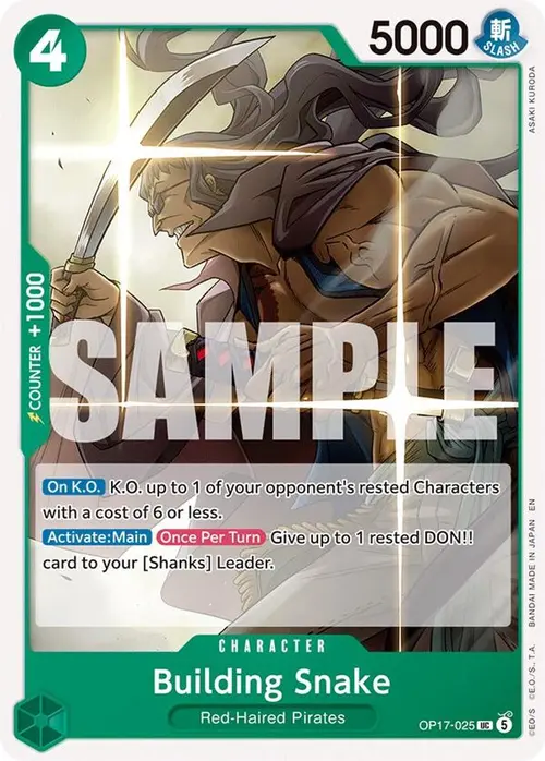 Building Snake card art