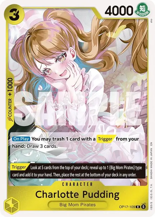 Charlotte Pudding card art