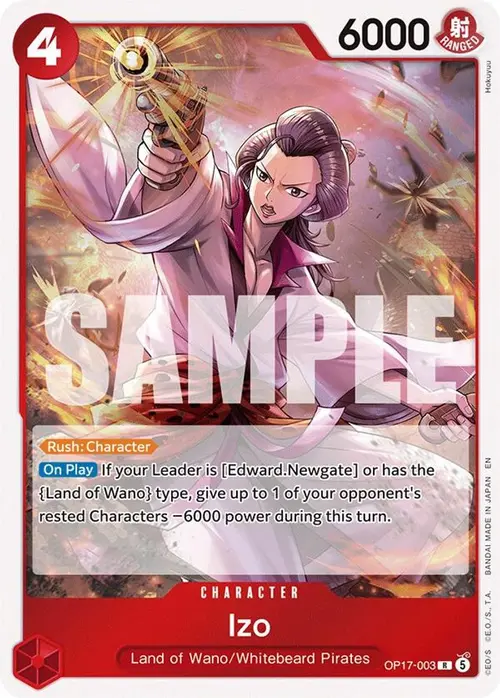 Izo card art