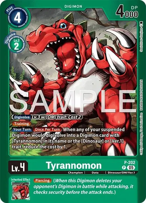 Tyrannomon card art