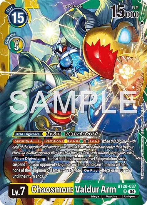 Chaosmon: Valdur Arm card art