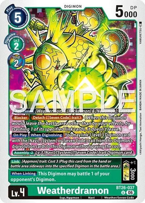 Weatherdramon card art