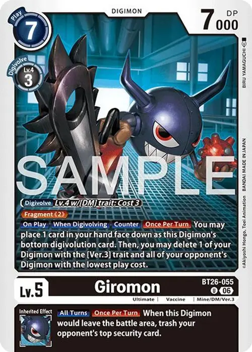 Giromon card art