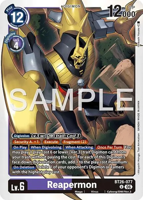 Reapermon card art
