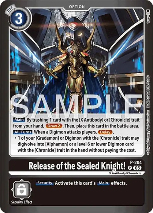Release of the Sealed Knight! card art