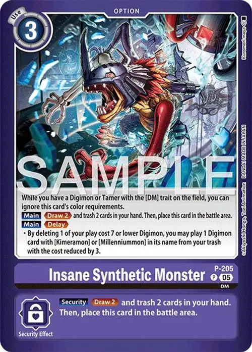 Insane Synthetic Monster card art