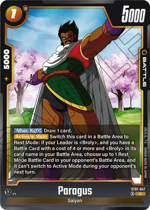 Paragus card art