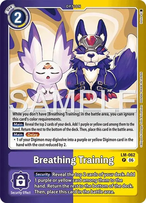 Breathing Training card art