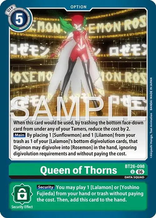 Queen of Thorns card art