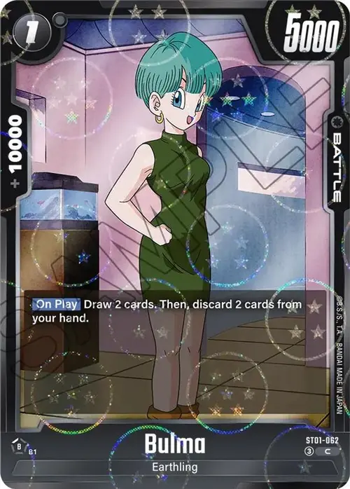 Bulma (Dragon Ball Pattern) card art