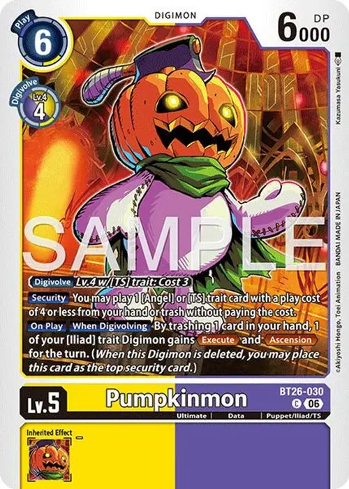 Pumpkinmon card art
