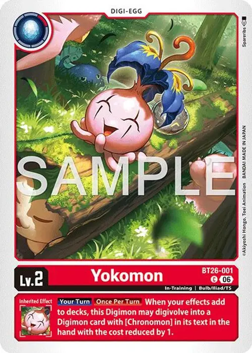 Yokomon card art