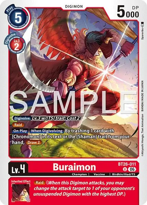 Buraimon card art