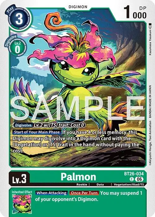 Palmon card art